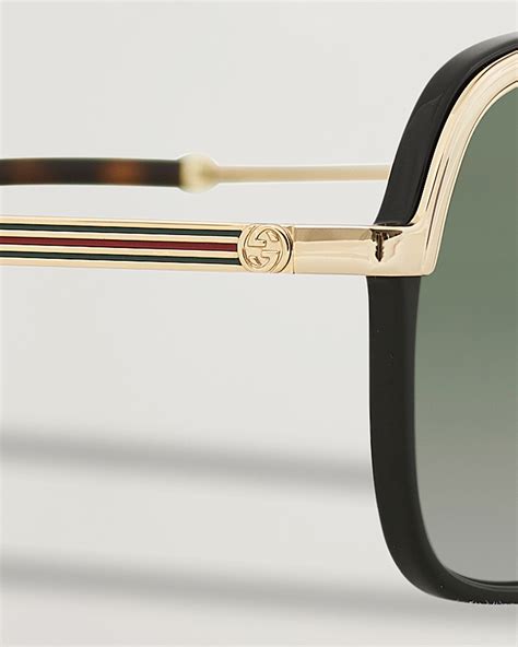 gucci gg0200s black gold 001|Gucci wide high bridge fit.